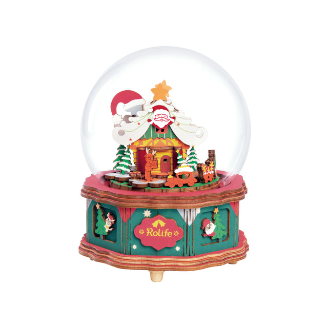 3D Wooden Music Box Puzzle | Christmas Town