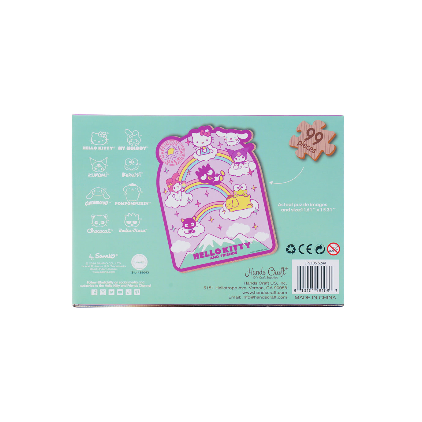 Wooden Jigsaw Puzzle | Hello Kitty® and Friends Seize the Moment