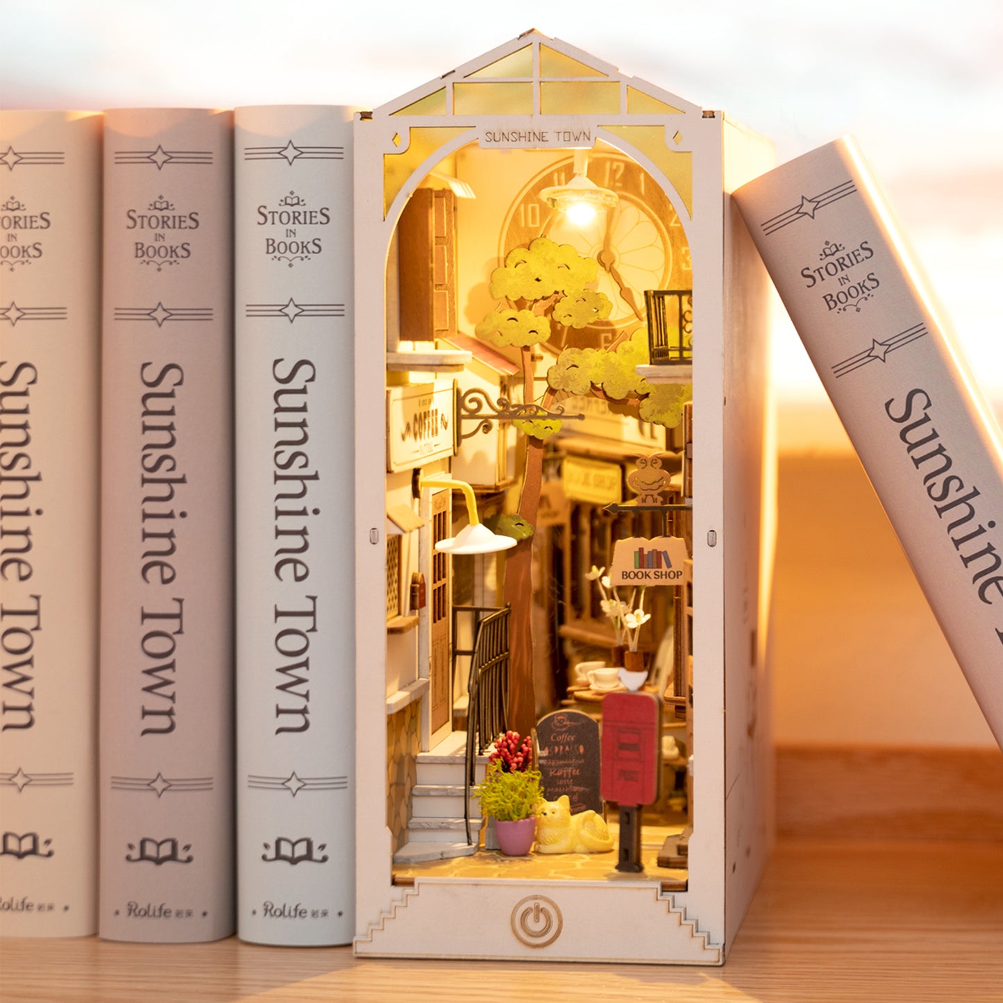 DIY Miniature Book Nook Kit | Sunshine Town