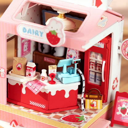 DIY Miniature House Kit | Strawberry Milk Box