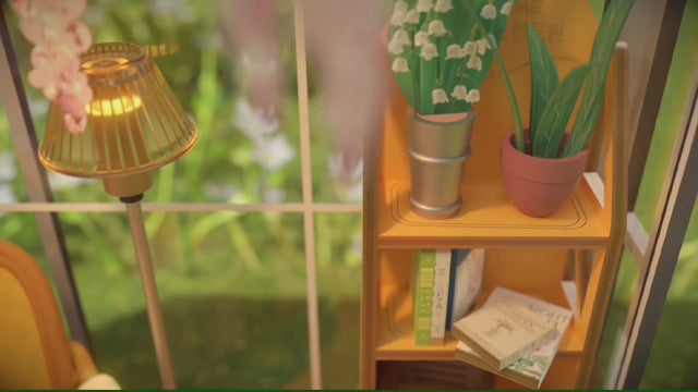 DIY Book Nook Kit - Flower Garden House