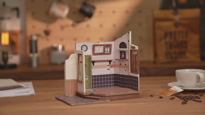 DIY Miniature Dollhouse Kit | Slow Life Café