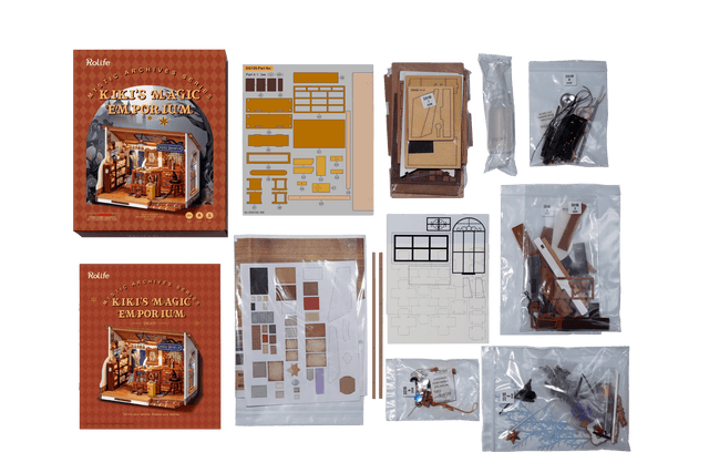 Rolife Magic House Book Nook DIY Miniature House Model kit