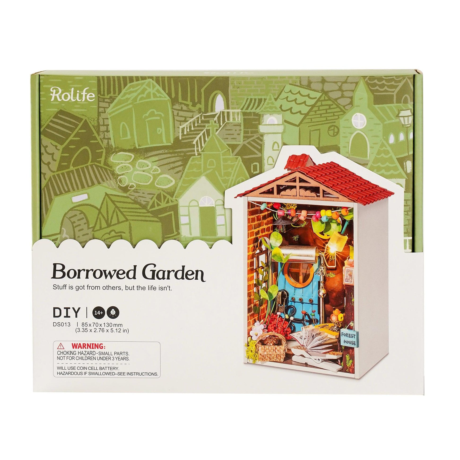 DIY Miniature House Kit | Borrowed Garden - Hands Craft US, Inc.