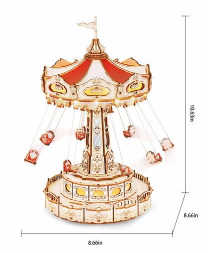 Electro Mechanical Wooden Puzzle | Swing Ride - Hands Craft US, Inc.