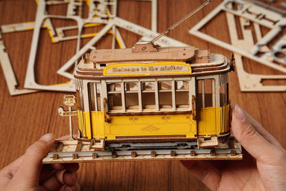 3D Modern Wooden Puzzle | Tramcar - Hands Craft US, Inc.