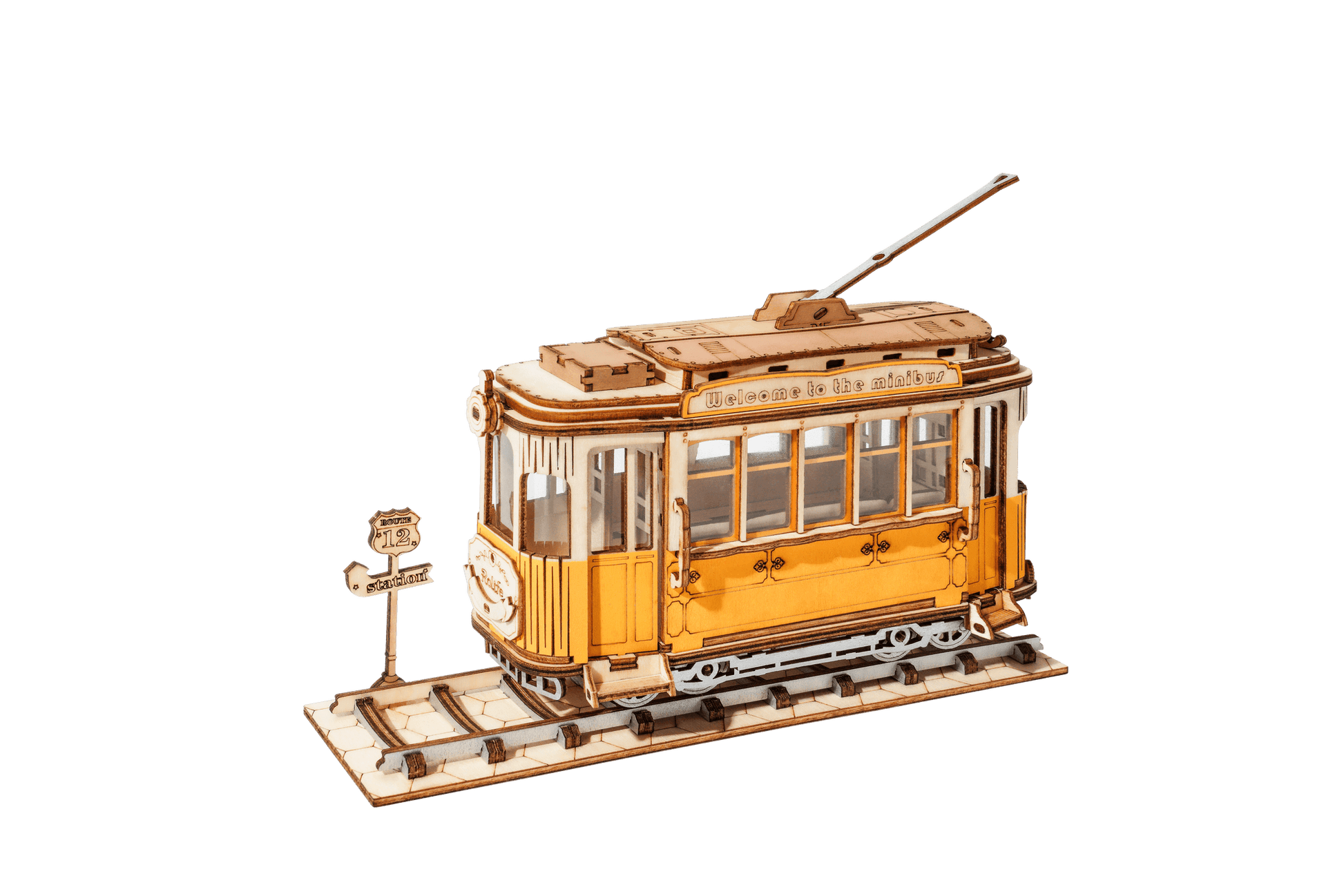 3D Modern Wooden Puzzle | Tramcar - Hands Craft US, Inc.