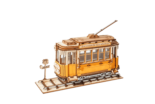 3D Modern Wooden Puzzle | Tramcar - Hands Craft US, Inc.