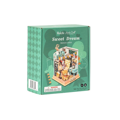 DIY Miniature House Kit | Sweet Dream (Bedroom) - Hands Craft US, Inc.