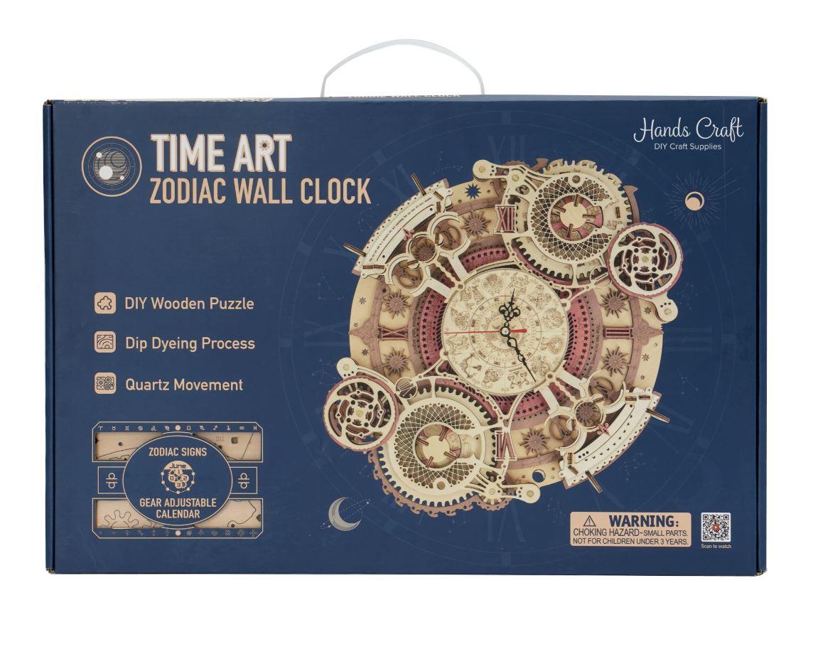 3D Mechanical Wooden Puzzle | Zodiac Wall Clock – Hands Craft US, Inc.