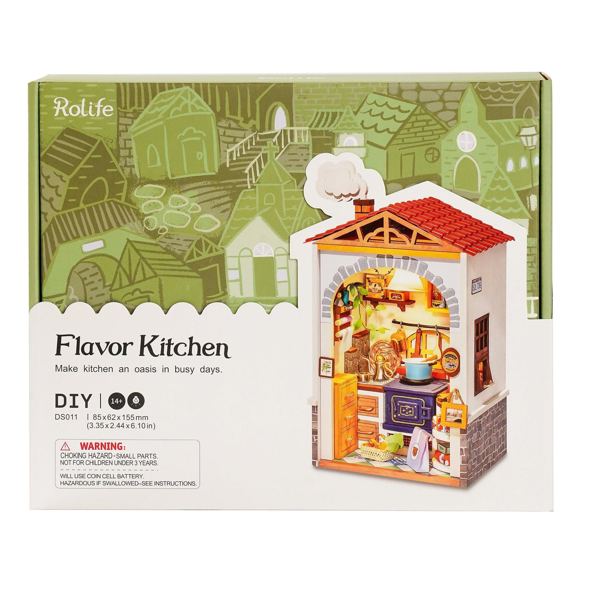 DIY Miniature House Kit | Flavor Kitchen - Hands Craft US, Inc.