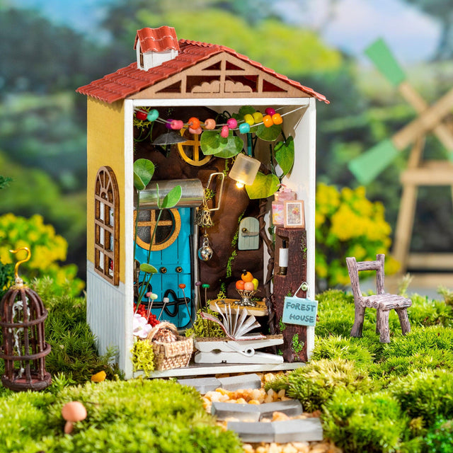 DIY ARTS & CRAFTS: Miniature House and Garden Using Colorful
