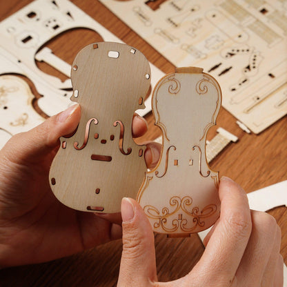 3D Modern Wooden Puzzle | Cello - Hands Craft US, Inc.