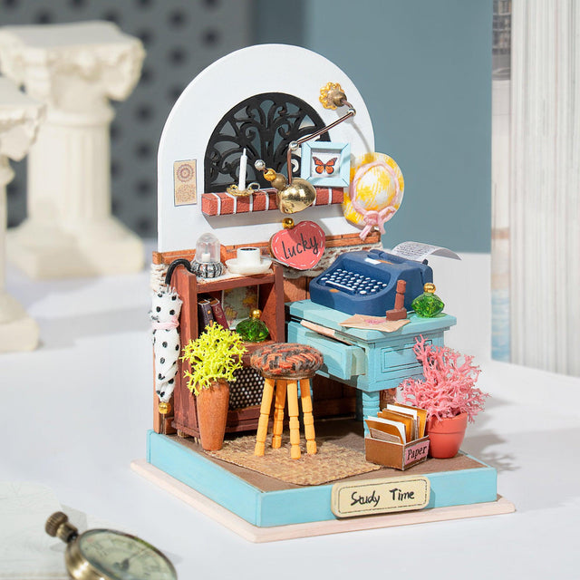 DIY Miniature Dollhouse Kit  Record Mood (Study) – Hands Craft US, Inc.