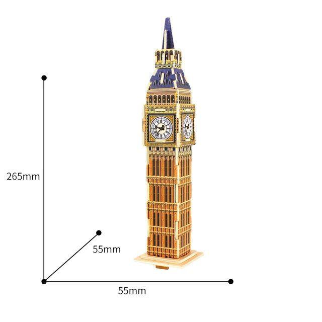 3D Classic Wooden Puzzle | Big Ben - Hands Craft US, Inc.