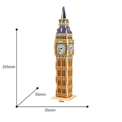 3D Classic Wooden Puzzle | Big Ben - Hands Craft US, Inc.