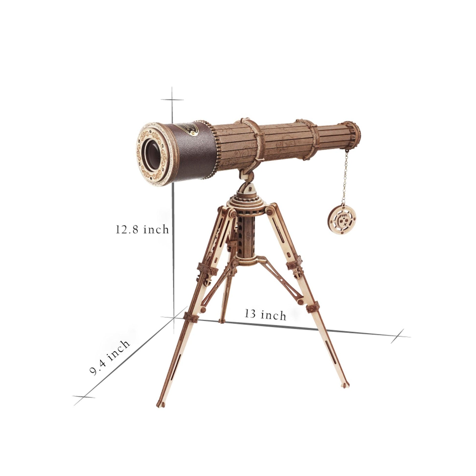 3D Mechanical Wooden Puzzle | Monocular Telescope - Hands Craft US, Inc.