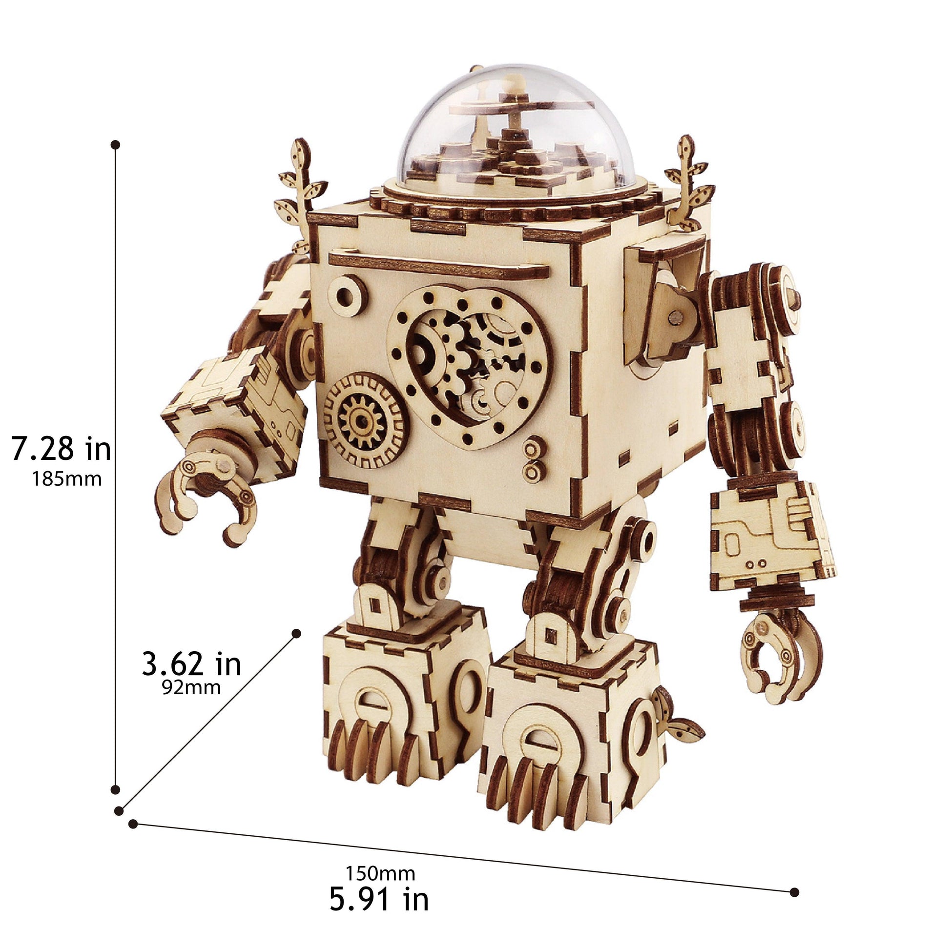 3D Wooden Puzzle Music Box | Orpheus - Hands Craft US, Inc.