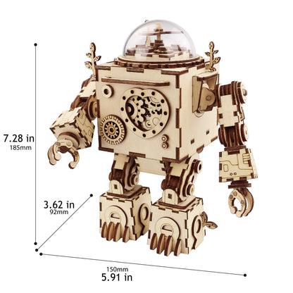 3D Wooden Puzzle Music Box | Orpheus - Hands Craft US, Inc.