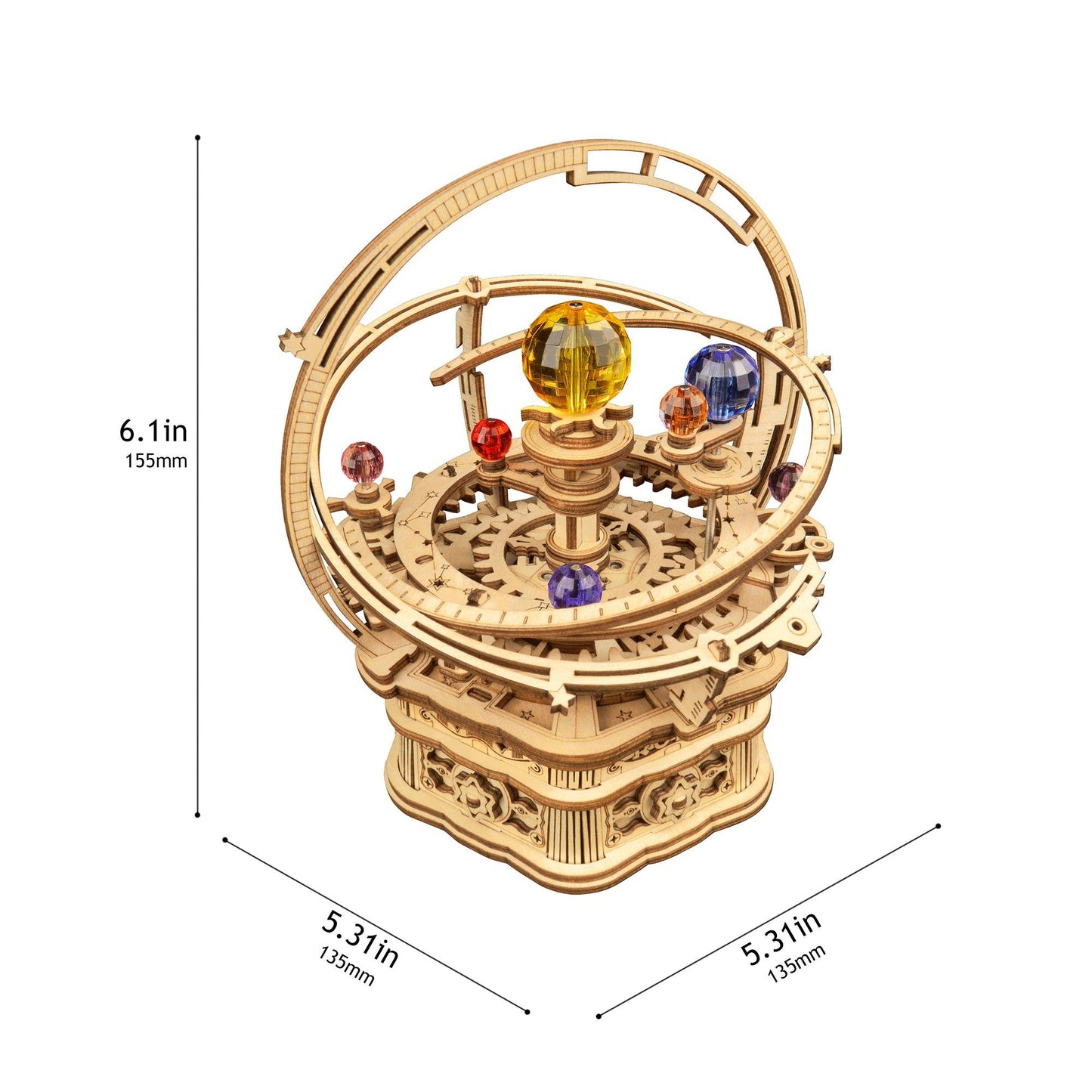 3D Wooden Puzzle Music Box | Starry Night - Hands Craft US, Inc.