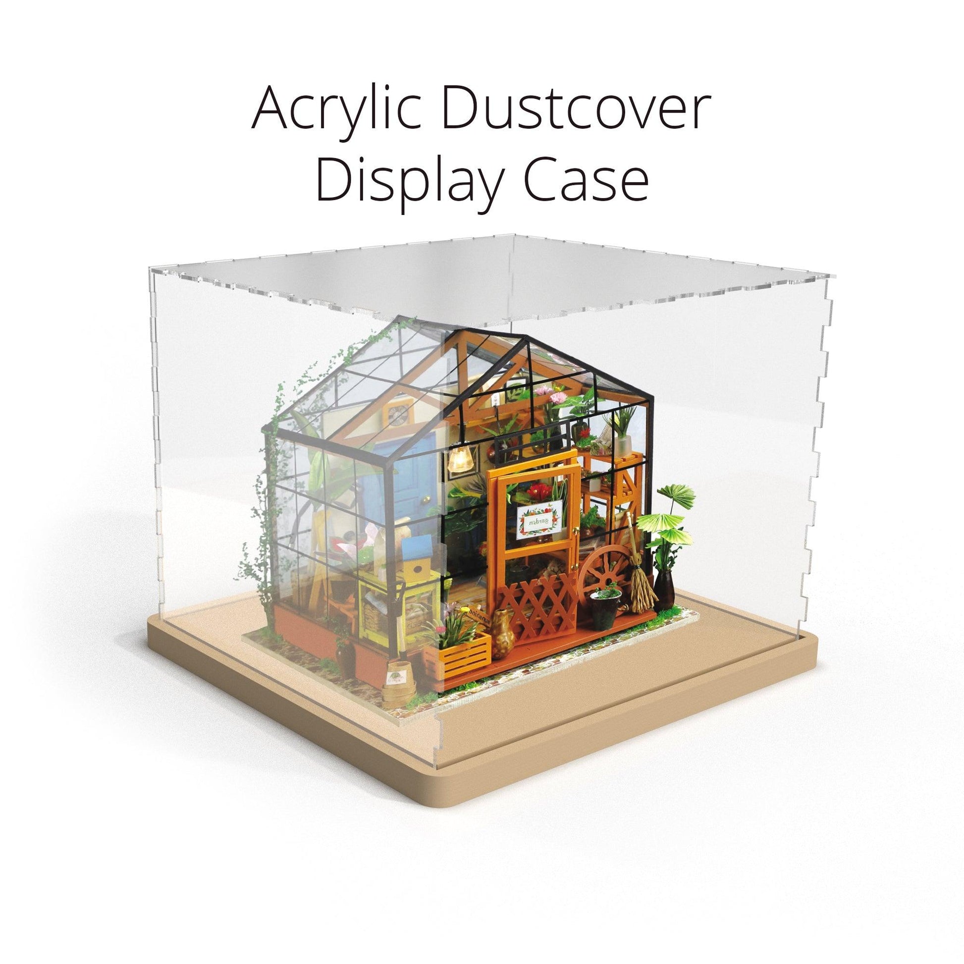 DIY Dollhouse Miniature | Acrylic Dustcover Case - Hands Craft US, Inc.