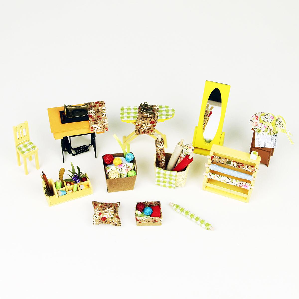 DIY Miniature Dollhouse Kit Lisa's Tailor's Shop – Hands Craft US, Inc.