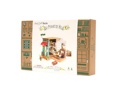 DIY Dollhouse Miniature Store Kit | Simon's Coffee Cafe Packaging Box