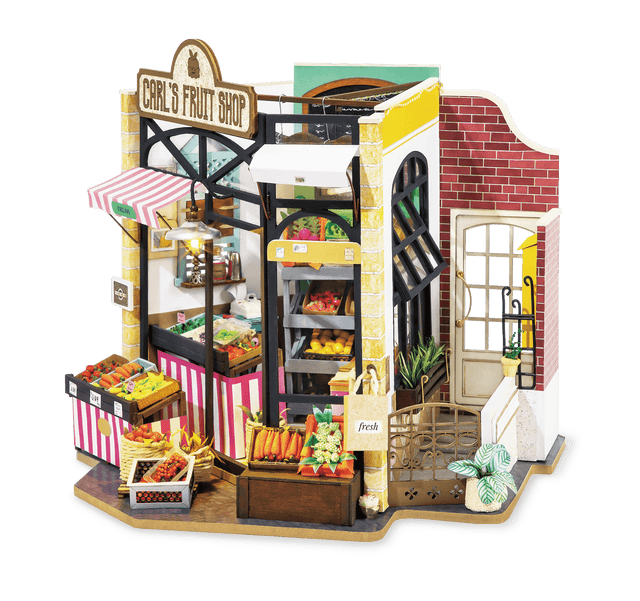DIY 3D Wooden Puzzles - Miniature House: Simon's Coffee Shop
