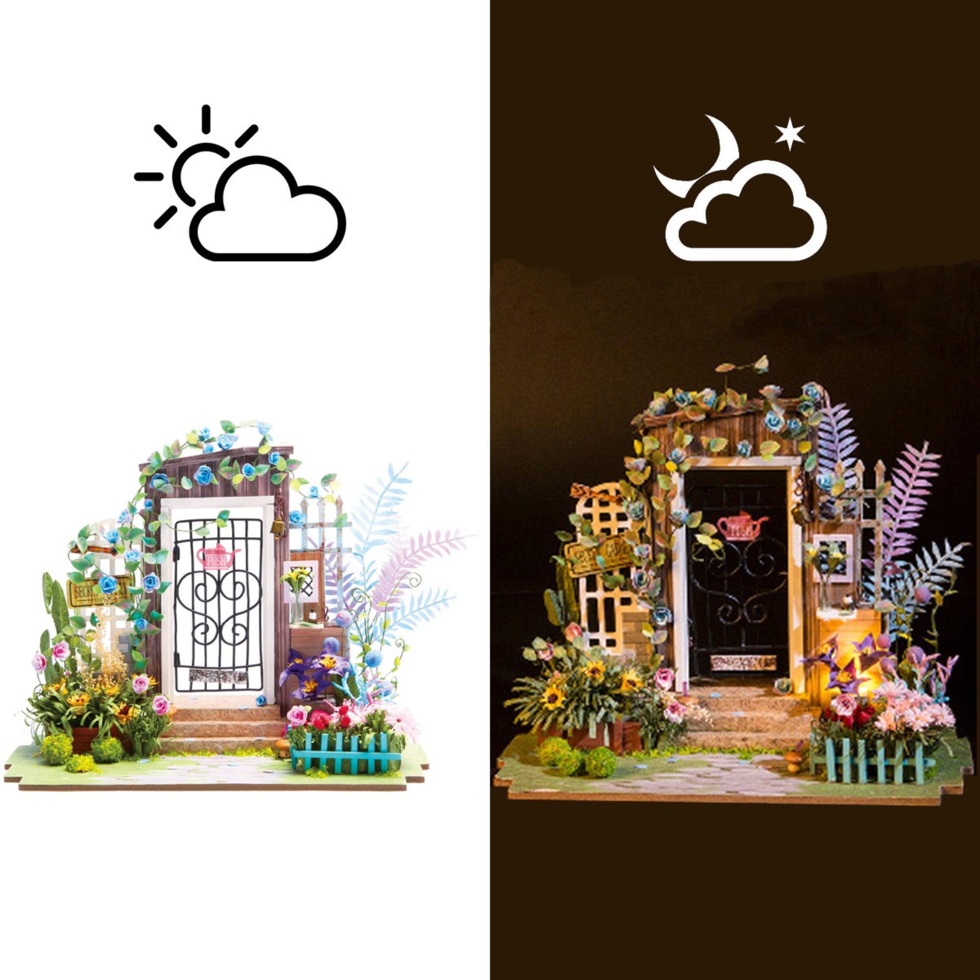 DIY Miniature Dollhouse Kit | Garden Entrance