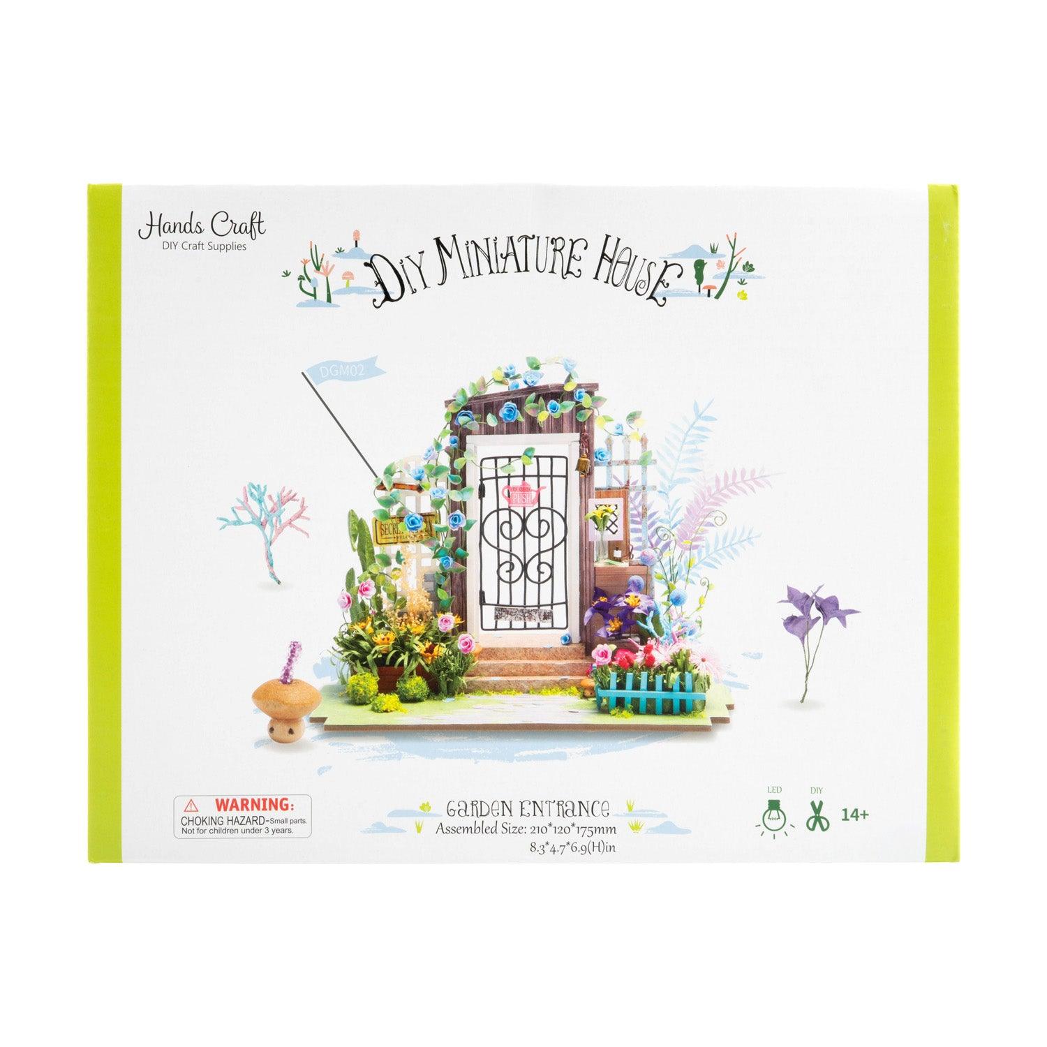 DIY Miniature Dollhouse Kit | Garden Entrance