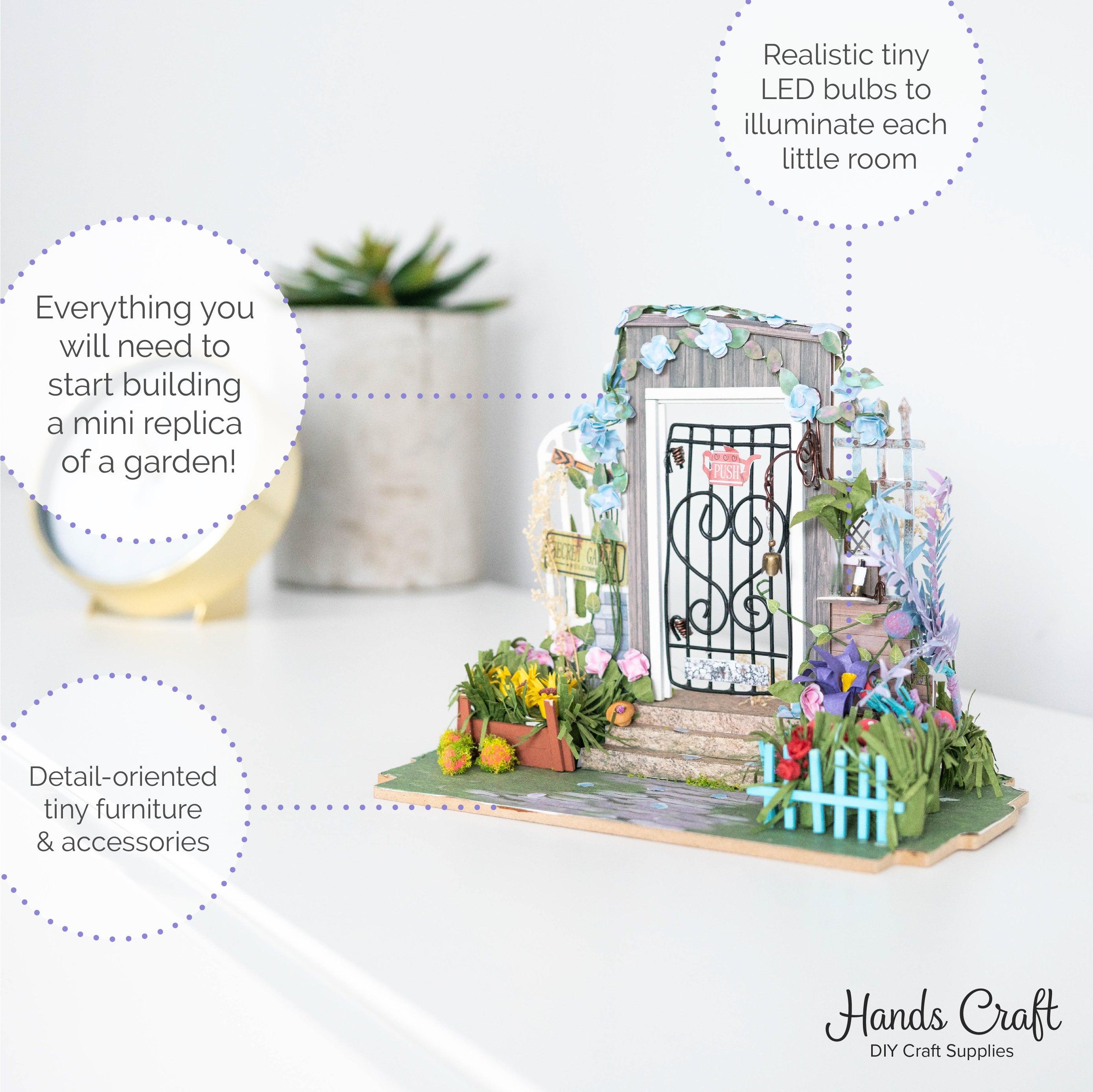DIY Miniature Dollhouse Kit | Garden Entrance – Hands Craft US, Inc.
