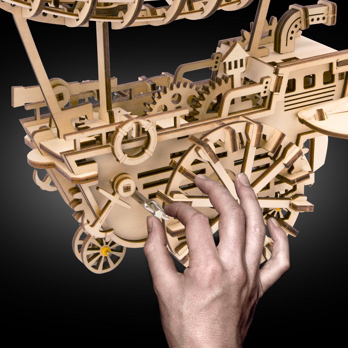 3D Mechanical Wooden Puzzle | Air Vehicle - Hands Craft US, Inc.