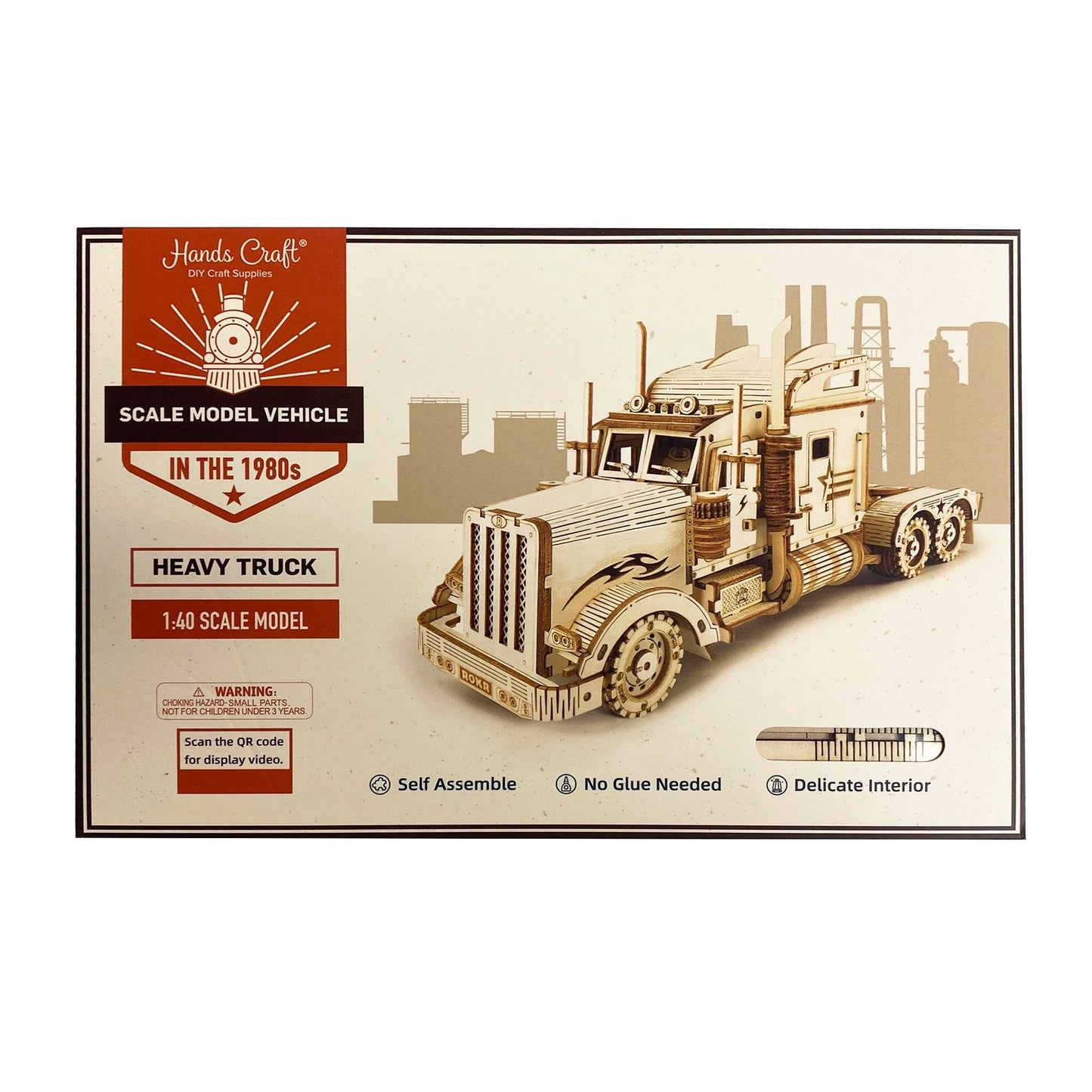 3D Modern Wooden Puzzle | Semi-Truck - Hands Craft US, Inc.