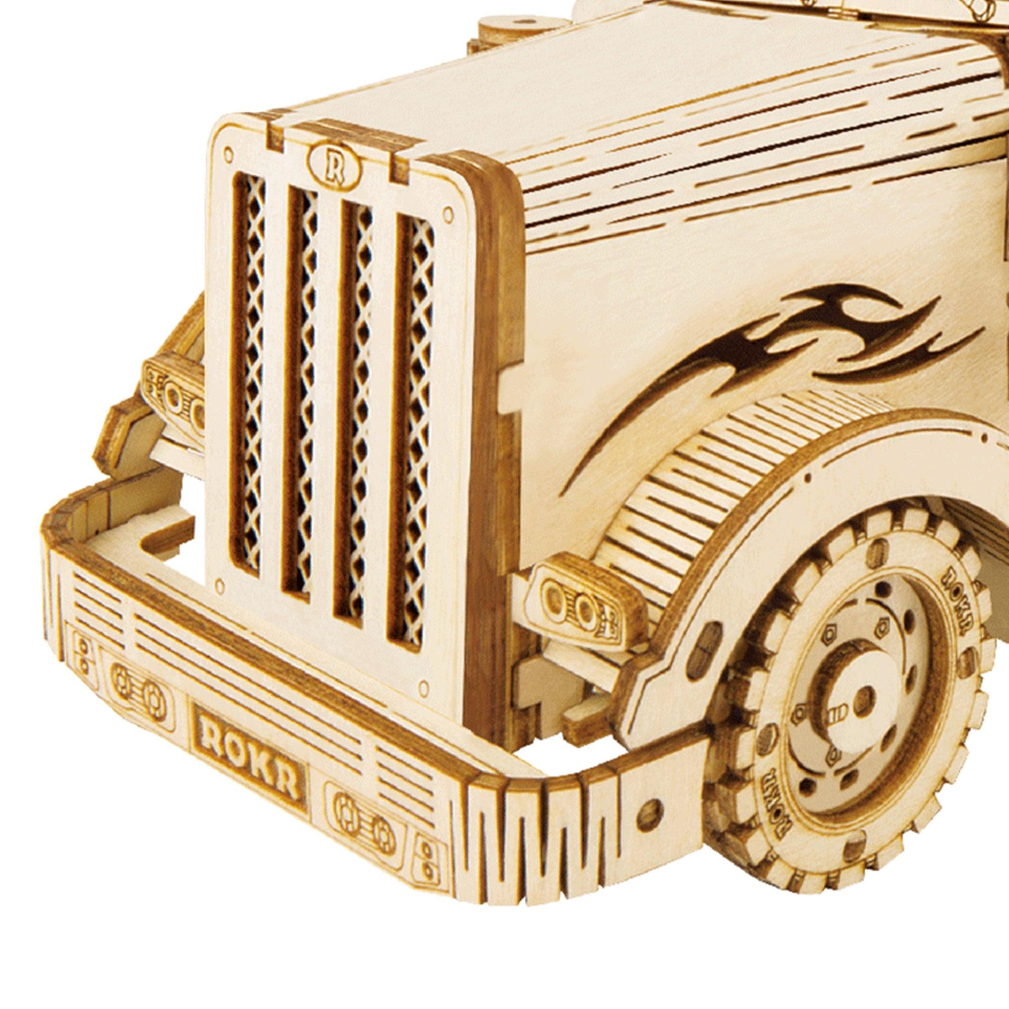 3D Wooden Puzzle: Semi-Truck Scale model – Hands Craft US, Inc.