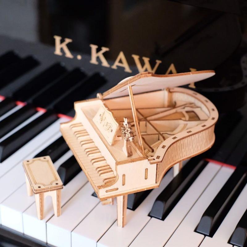 3D Modern Wooden Puzzle | Piano - Hands Craft US, Inc.