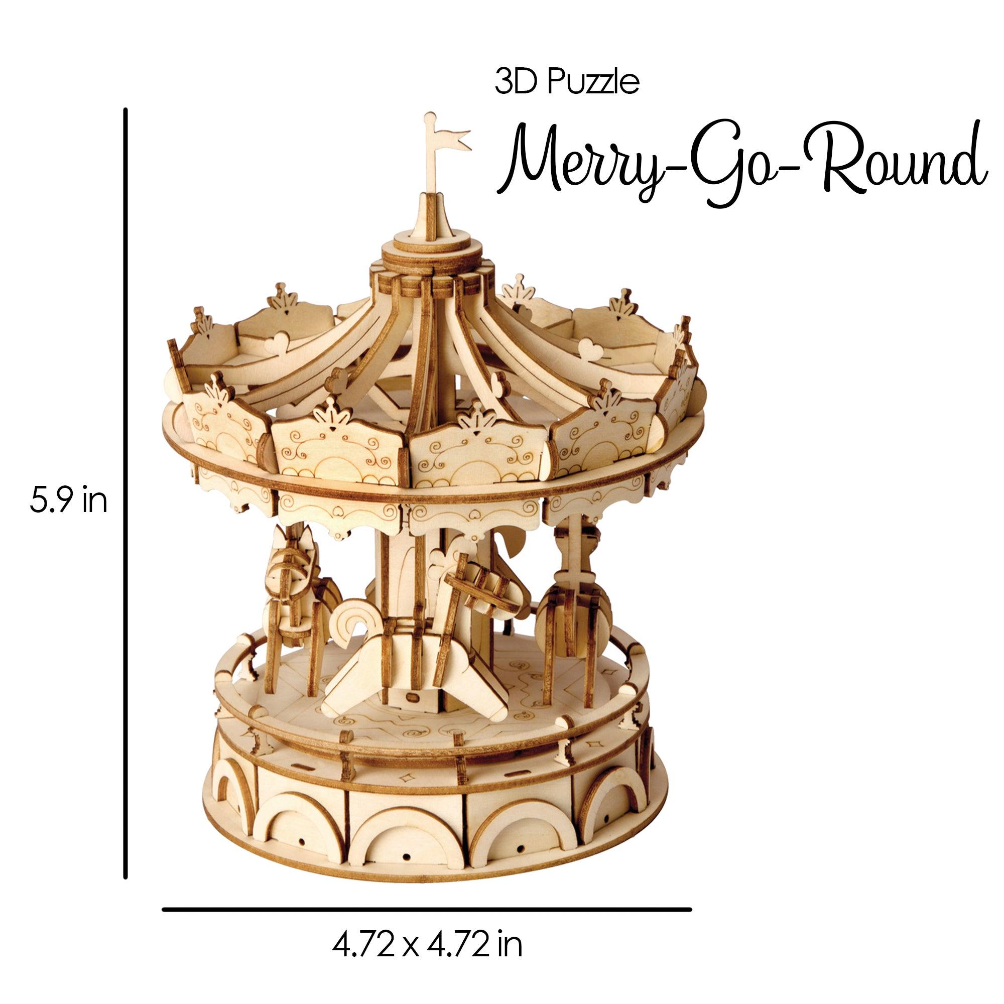 3d 2025 puzzle carousel