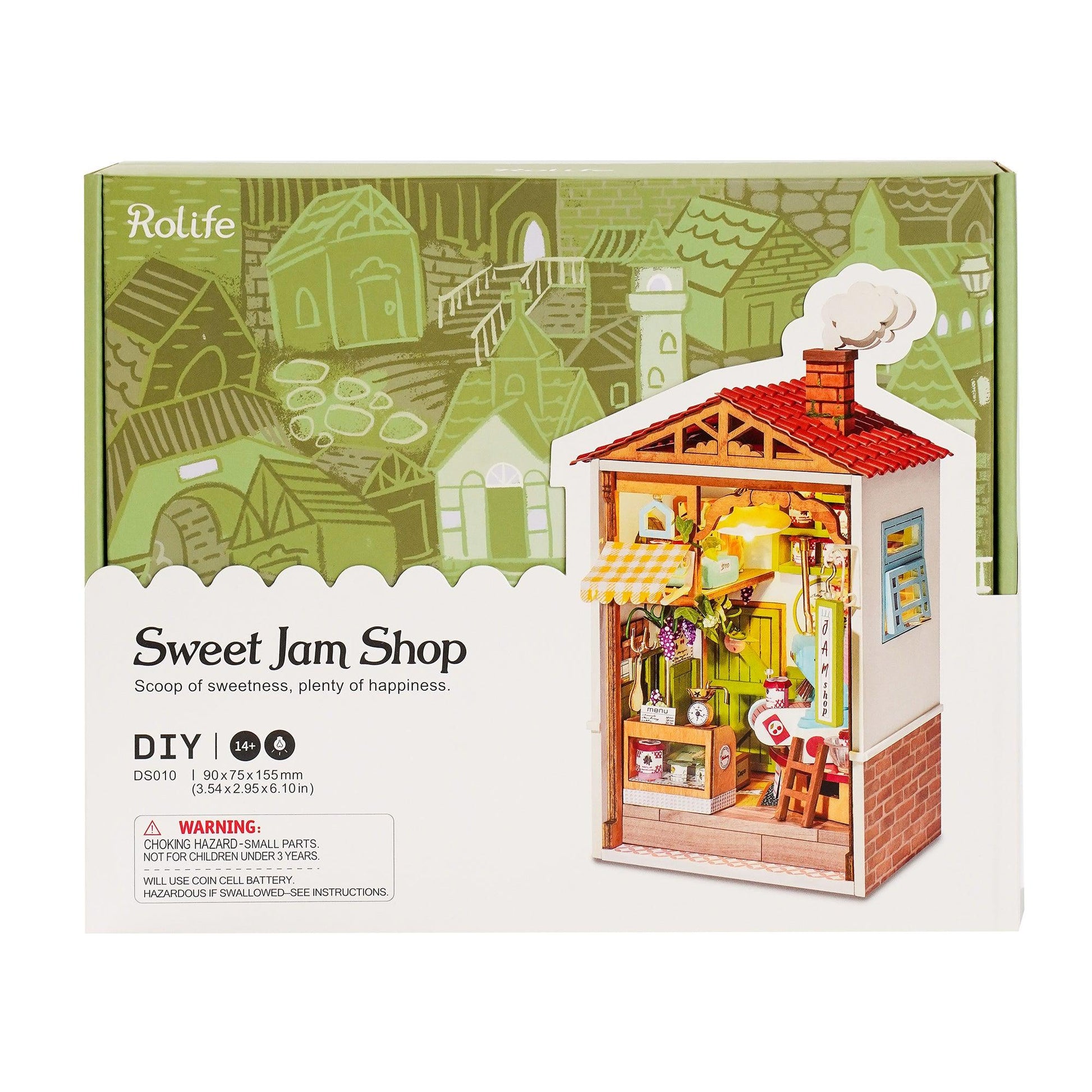 DIY Dollhouse Miniature Store Kit | Sweet Jam Shop - Hands Craft US, Inc.