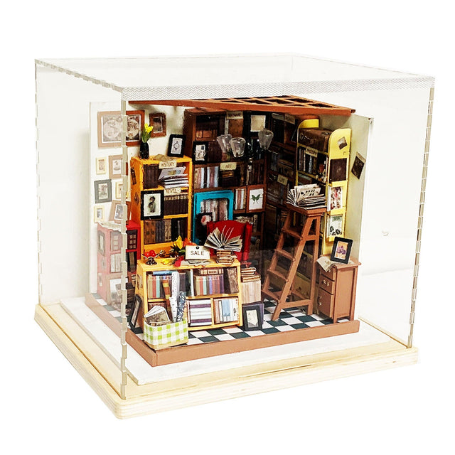 DIY Miniature House Kit: Sam's Study by Hands Craft