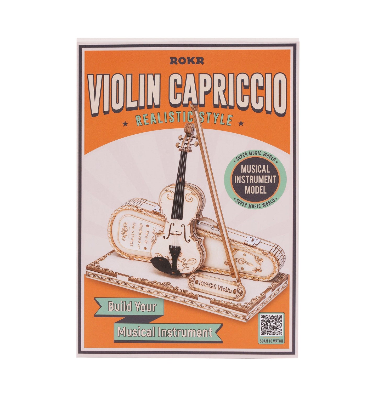 Modern Wooden Puzzle | Violin - Hands Craft US, Inc.