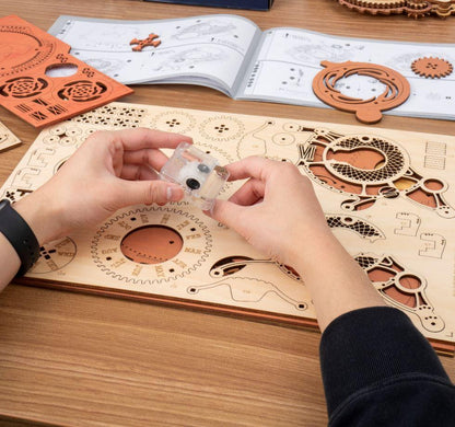 3D Mechanical Wooden Puzzle | Zodiac Wall Clock - Hands Craft US, Inc.