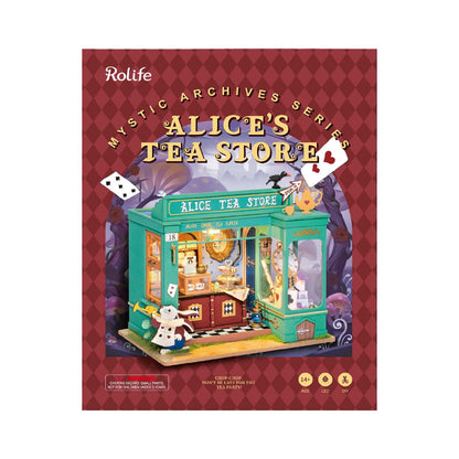 DIY Miniature House Kit | Alice's Tea Store - Hands Craft US, Inc.