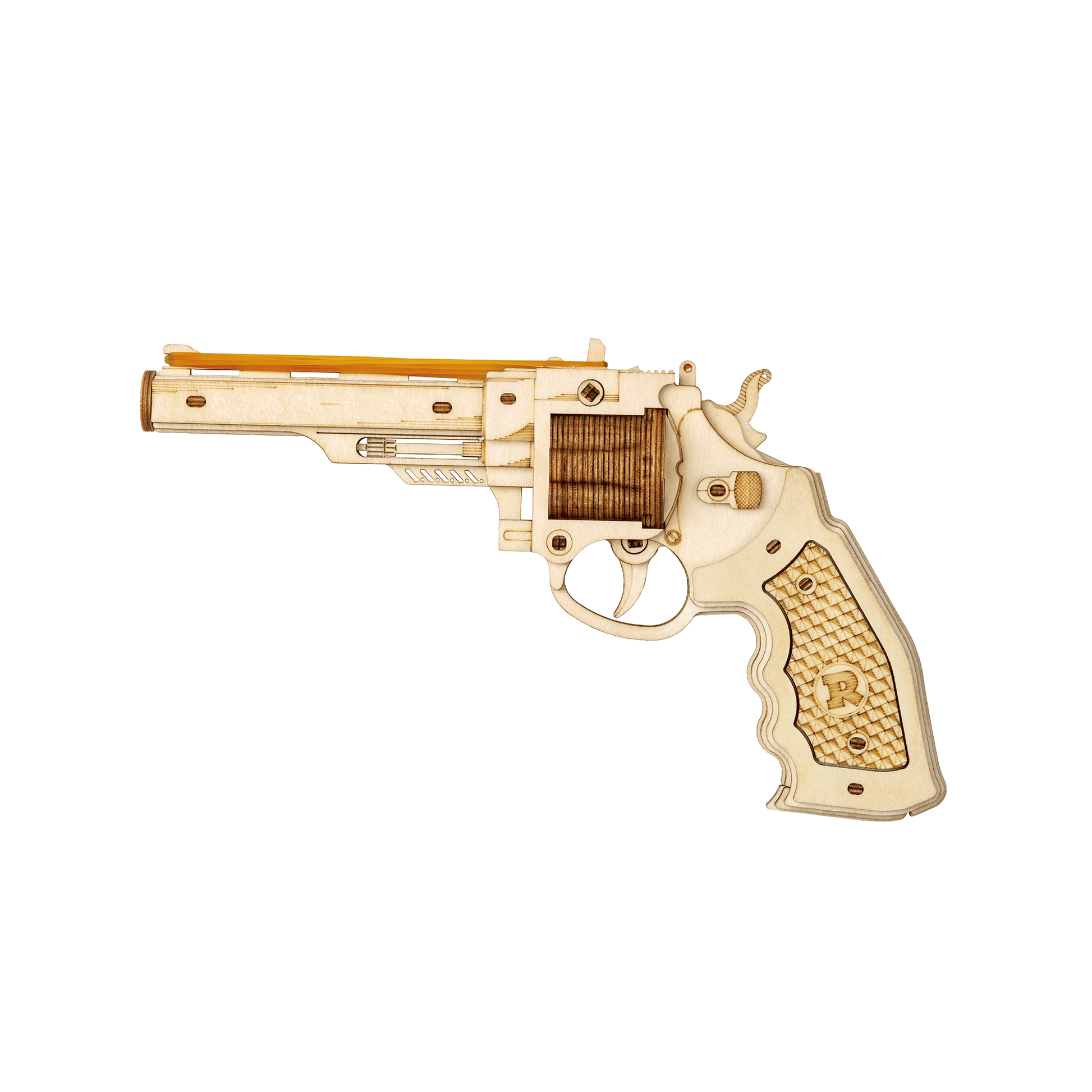 3D Mechanical Wooden Puzzle | Corsac M60 Rubber Band Gun - Hands Craft US, Inc.