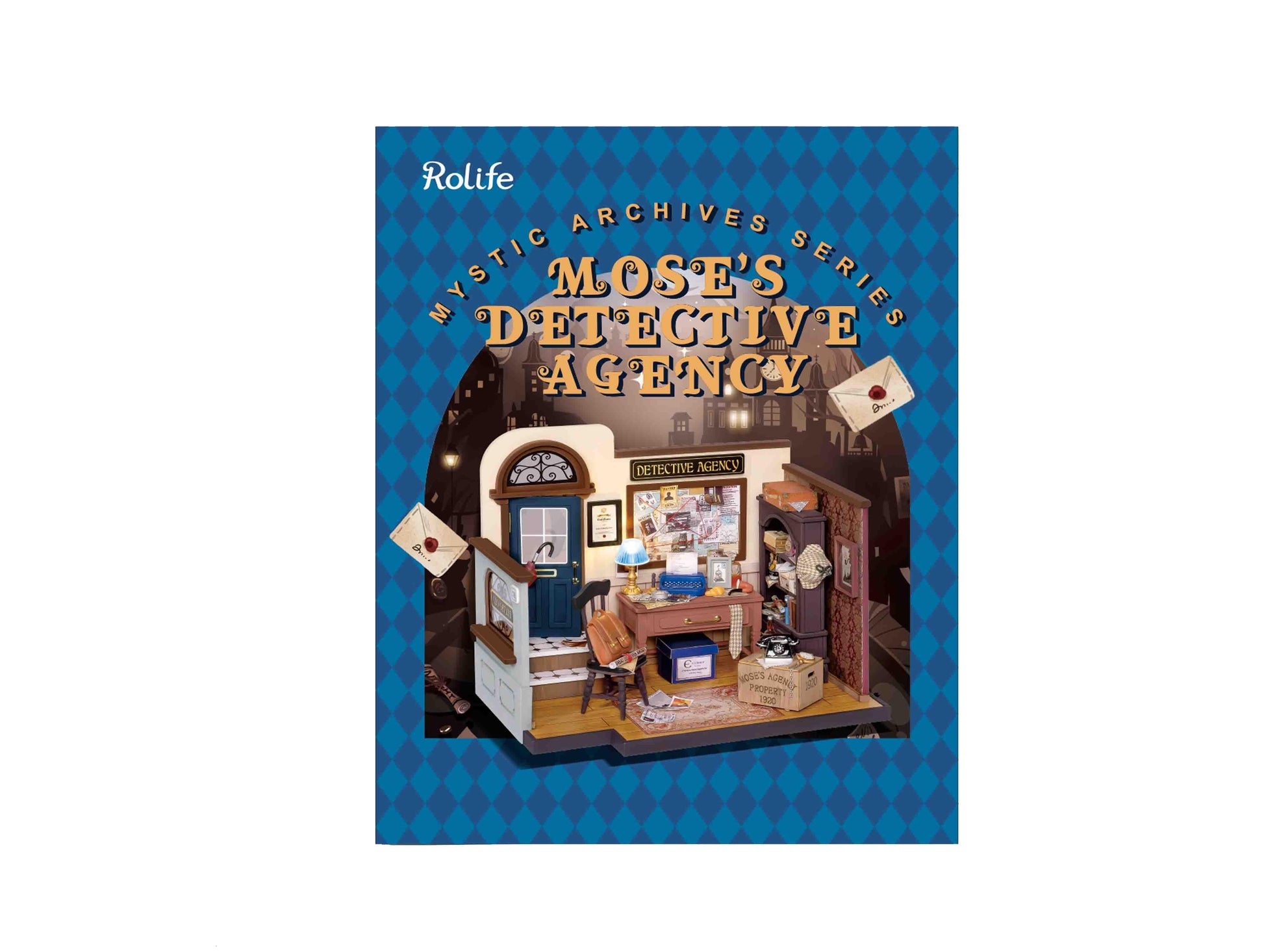 DIY Miniature House Kit | Mose's Detective Agency - Hands Craft US, Inc.