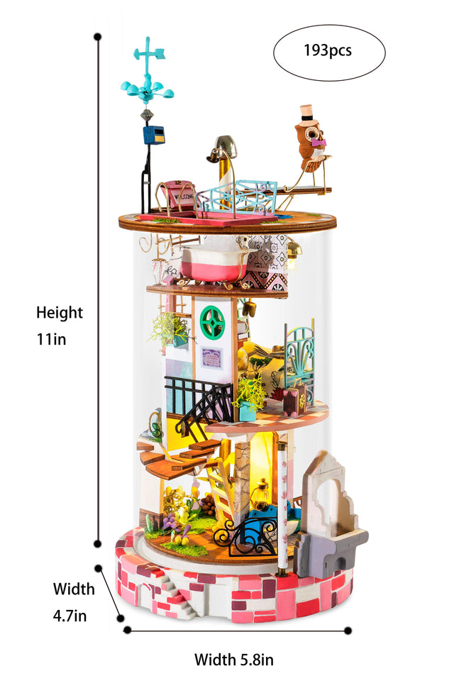 Miniature Poupées Modèle DIY Kits de Construction Woodcraft, Green House  Bricolage, Mini Maison Miniature, Diorama à la Main : : Jeux et  Jouets