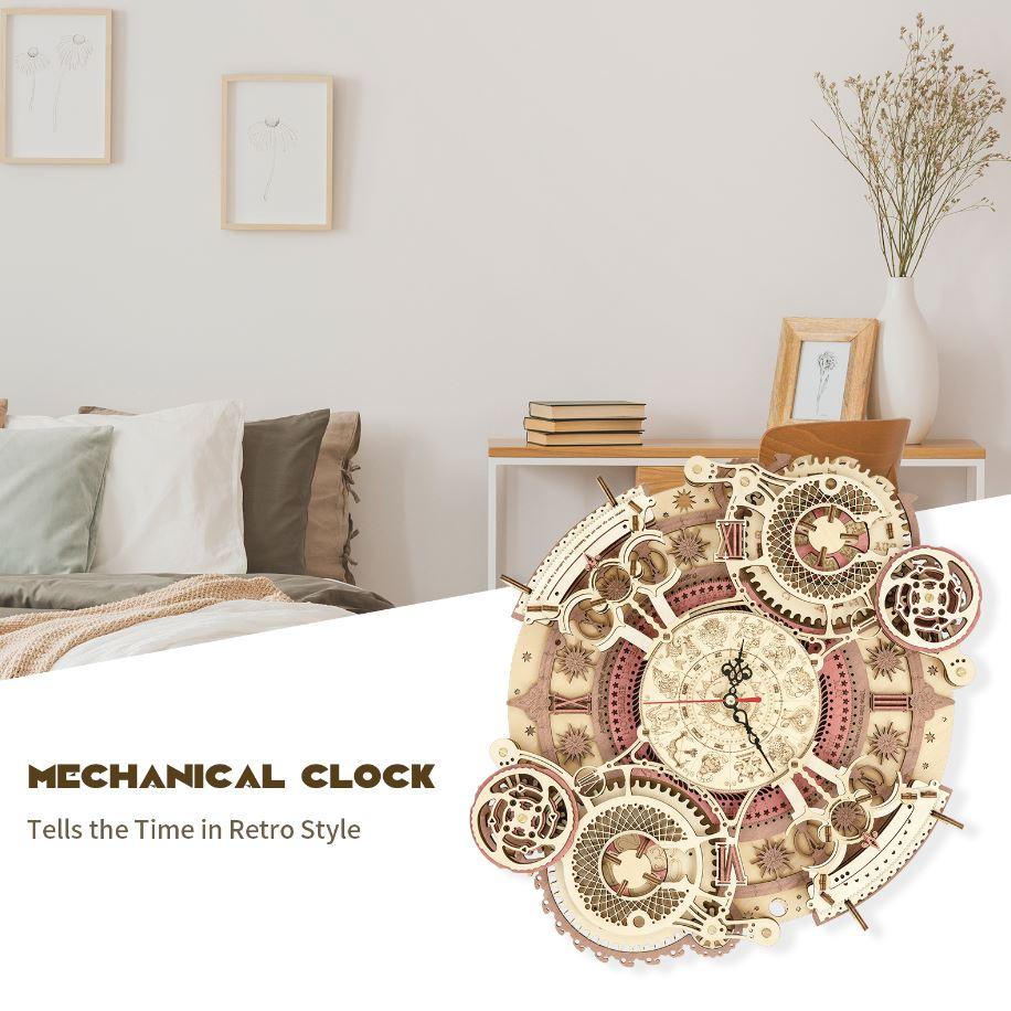 3D Mechanical Wooden Puzzle | Zodiac Wall Clock – Hands Craft US, Inc.