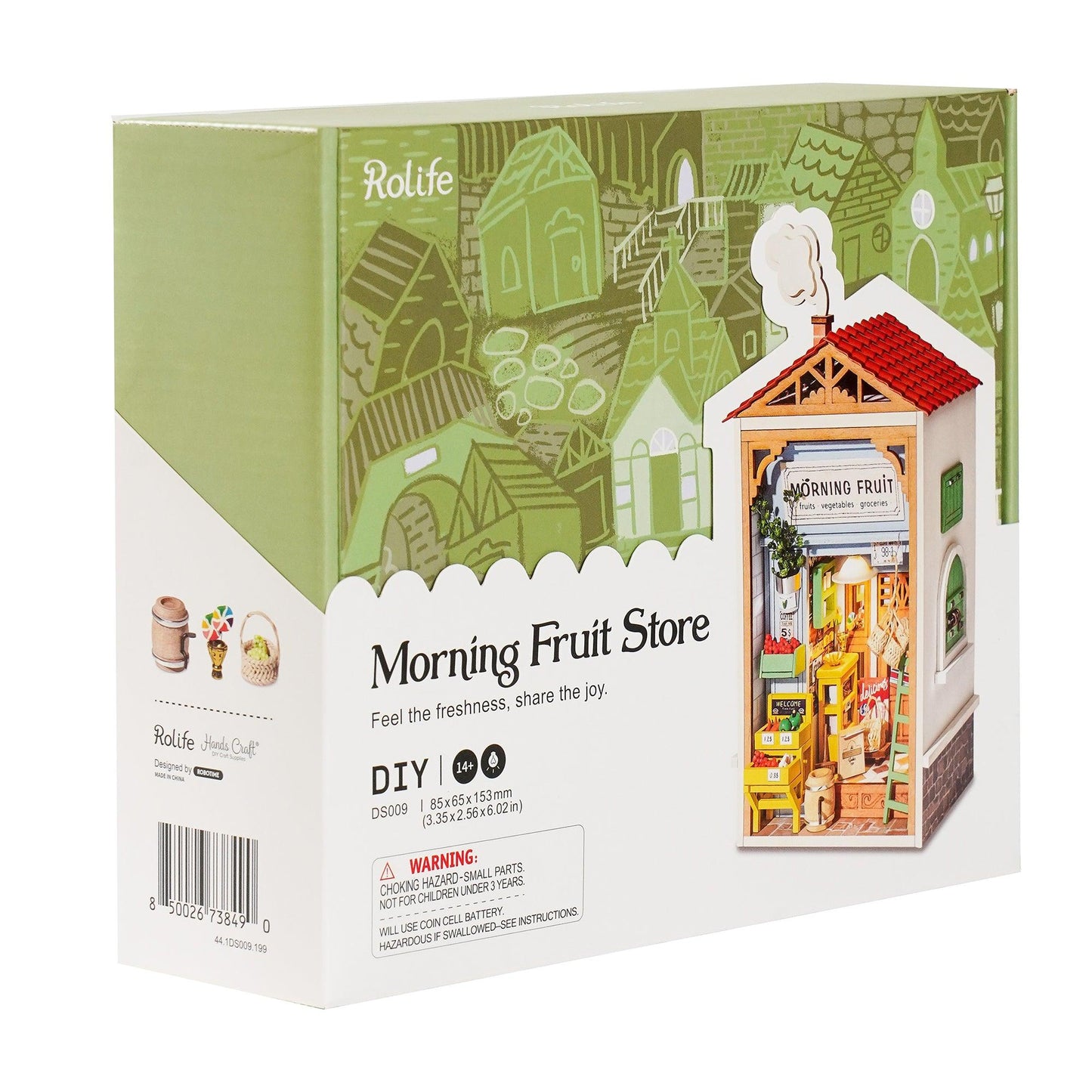 DIY Miniature House Kit | Morning Fruit Store - Hands Craft US, Inc.