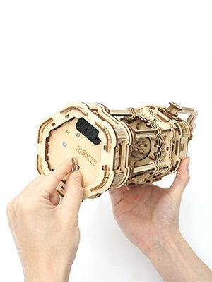 3D Wooden Puzzle Music Box | Victorian Lantern with LED light - Hands Craft US, Inc.