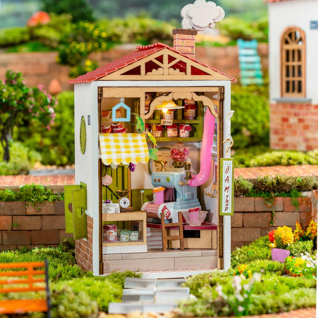 Green-Certified DIY Miniature House Kit Afternoon Baking Time