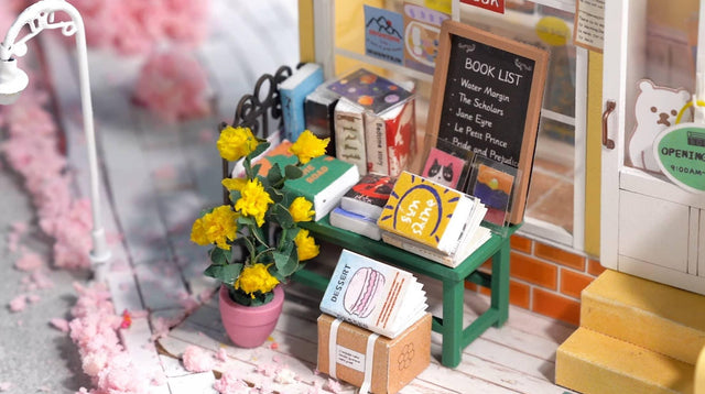 DIY Miniature Dollhouse Kit  Breezy Time Cafe – Hands Craft US, Inc.