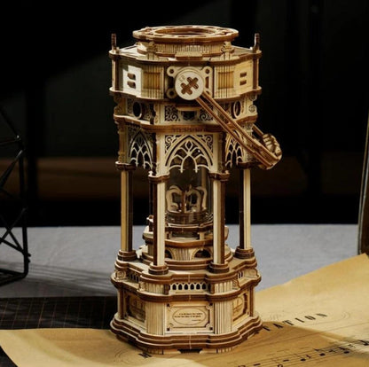 3D Wooden Puzzle Music Box | Victorian Lantern with LED light - Hands Craft US, Inc.